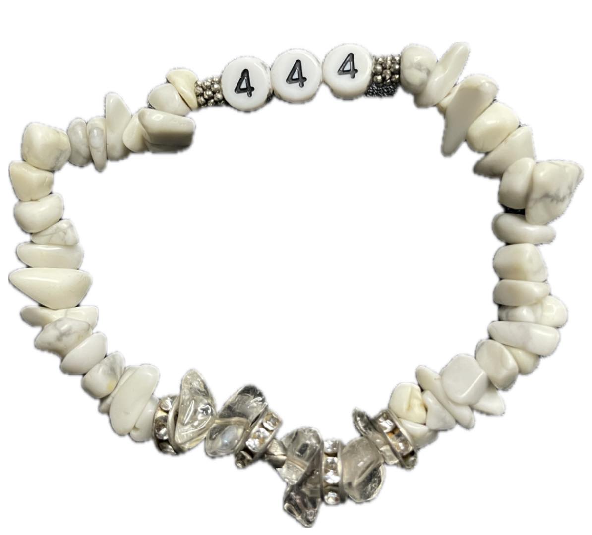 Angel Number + Gemstone Bracelet