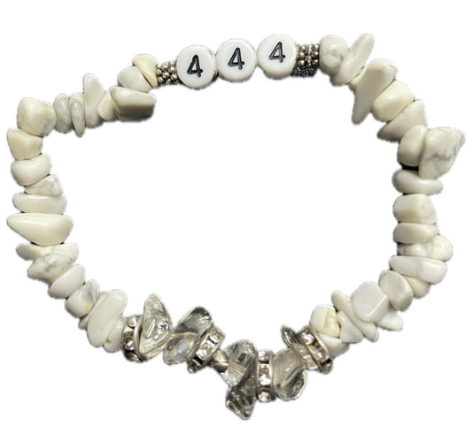 Angel Number + Gemstone Bracelet